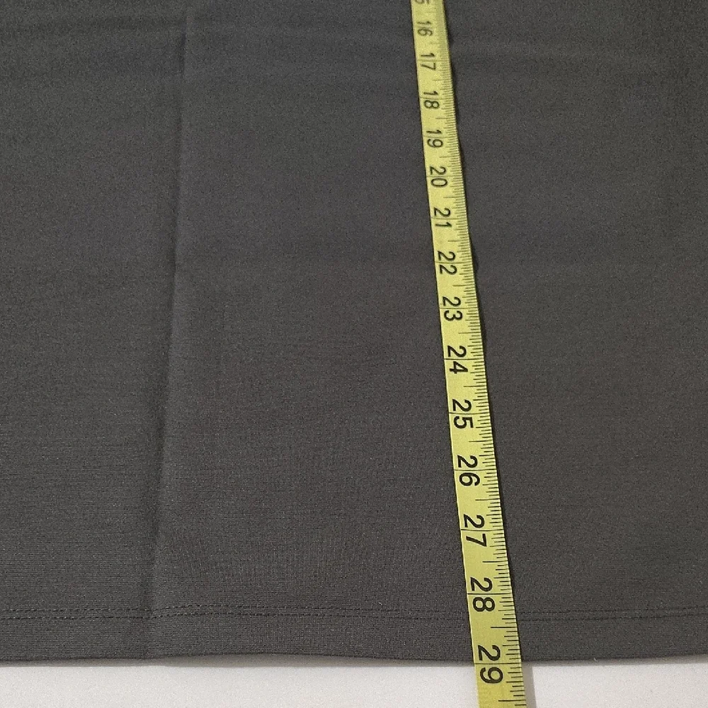 Zenana Ash Grey Ponte Pencil Skirt | Stretch Office Skirt |‎ S–3X